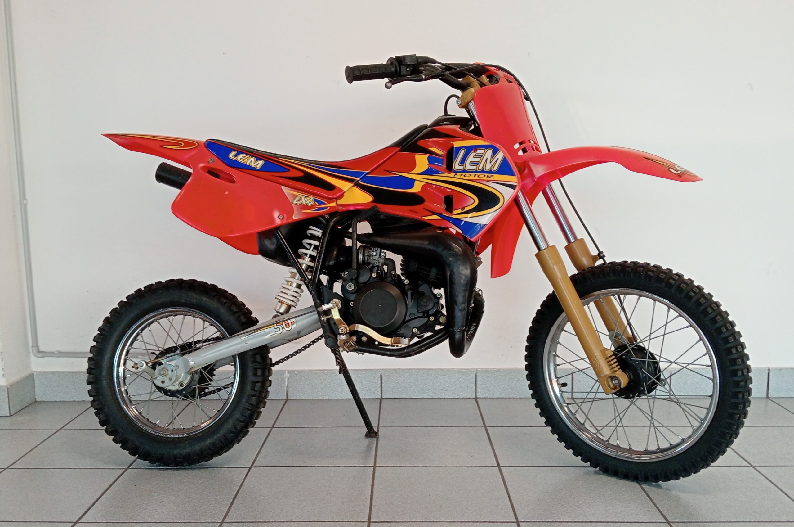 Lem Motor Moto Cross 50 Usato Dirt Bike Minicross Lem Usato